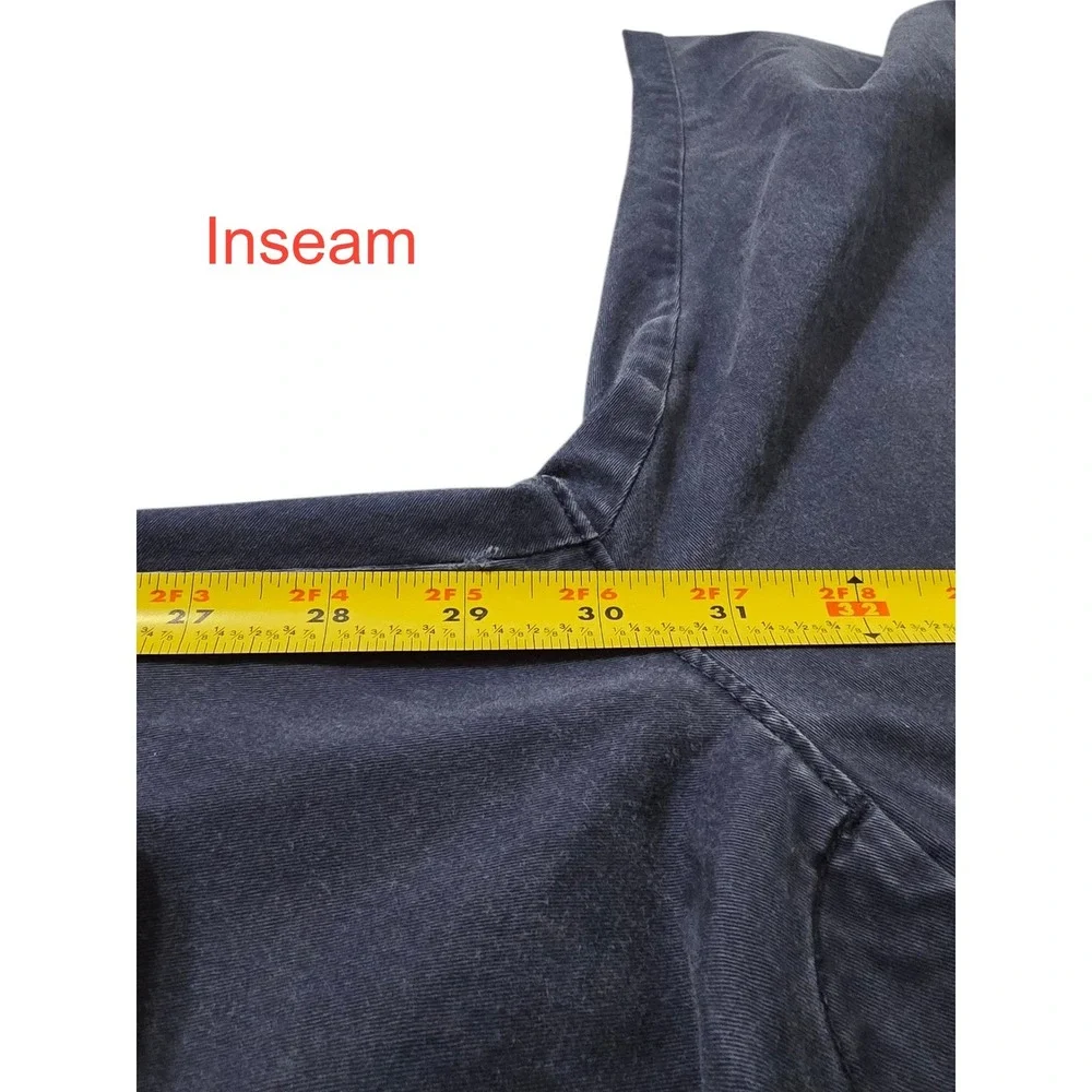 J. Crew Factory Flex Skinny Fit Washed Chino Pants In Navy Sz 32x30 - Picture 12 of 12